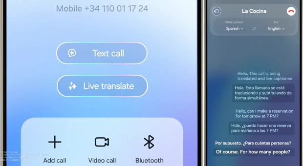 Galaxy AI - Live Translate demonstration Galaxy AI - Live Translate demonstration