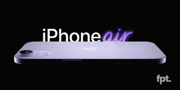 Apple iPhone 17 Air render by FPT