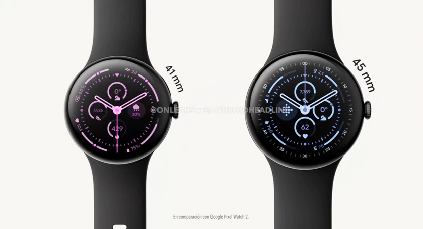 Google pixel watch 2 41mm vs pixel watch 3 45mm androidheadlines