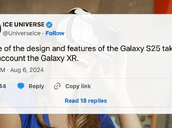 Universeice Tweet S25 Galaxyxr