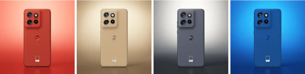 Motorola edge 50 neo in four distinct Pantone colors