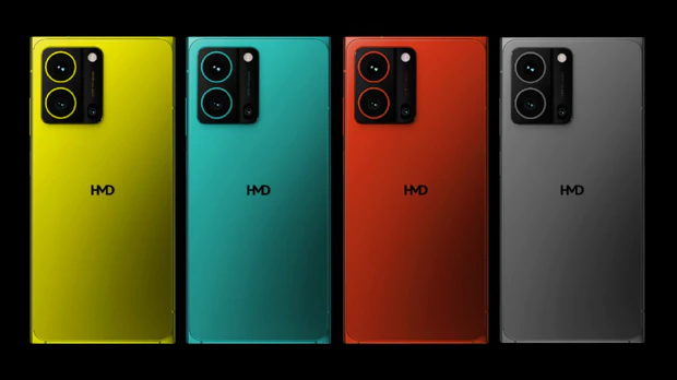 HMD Hyper in all it's future colors