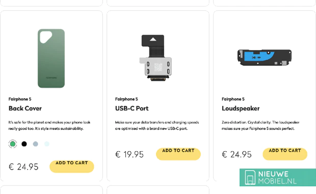 Fairphone 5 Spare Parts