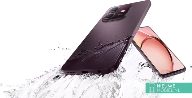 Oppo A60 in Black Red