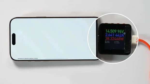 Apple iPhone 16 doing 38W Fast Charging