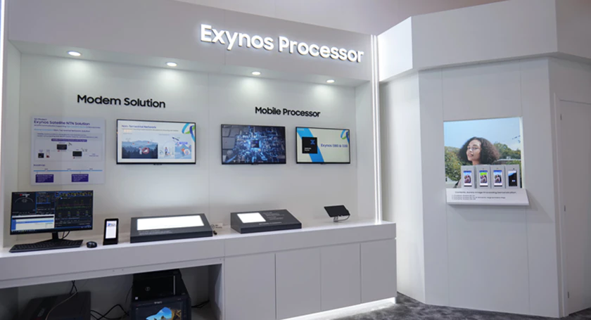 Exynos processor mwc 23 booth