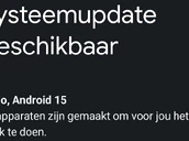 Android 15 Update Available