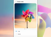 Galaxy Screen Mode Setting Natural Vivid