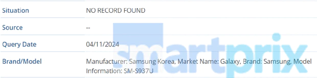 Samsung SM-S937U mentioned on Smartprix