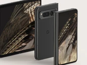 Google Pixel Fold Obsidian Black Hero Poster