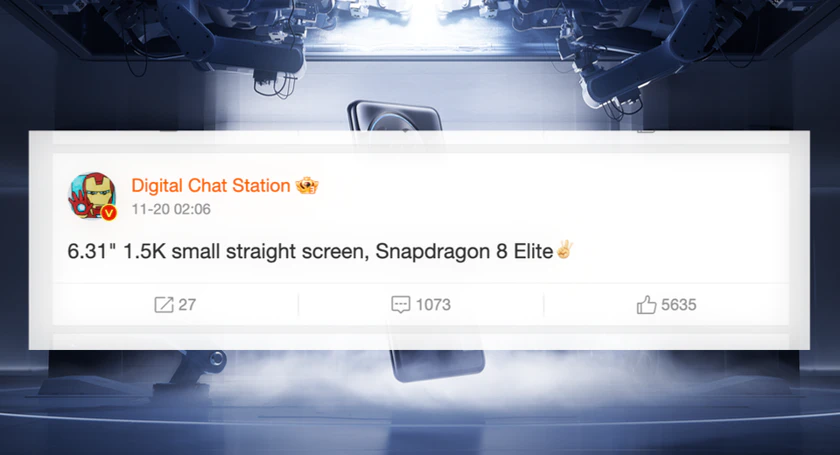 Digital chat station compact oneplus flagship