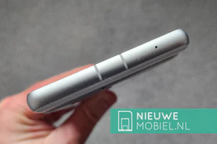 Top of the Google Pixel 7a in Snow White