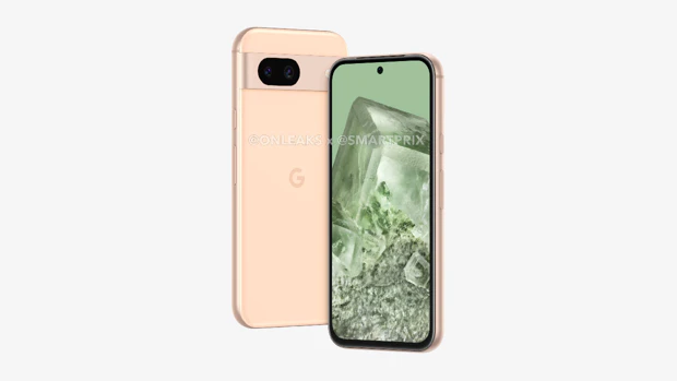 Google Pixel 8a Rose 5k Render Smartprix