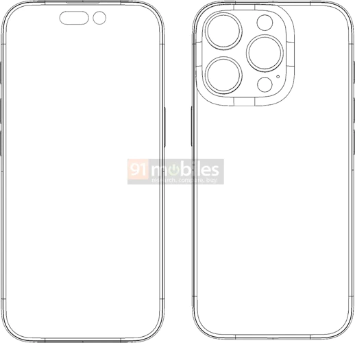 Apple iPhone 16 Pro 3D CAD Zeichnung