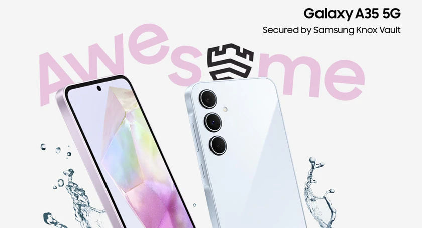 Galaxy a35 5g secured by samsung knox vault