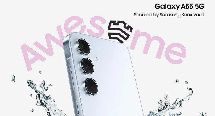 Samsung galaxy a55 5g with knox vault