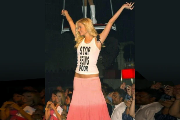 Paris Hilton Stop Being Poor Photoshop