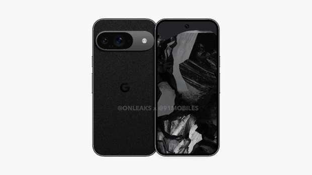 Google Pixel 9 back and front