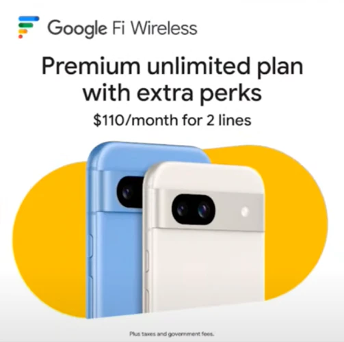 Google Fi Wireless Ad showing the unannounced Google Pixel 8a Google Fi Wireless Ad showing the unannounced Google Pixel 8a
