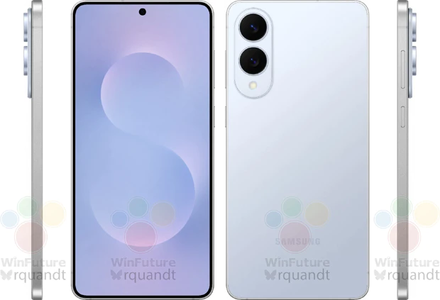 Samsung Galaxy S25 Edge in Titanium Icy Blue Render Winfuture Samsung Galaxy S25 Edge in Titanium Icy Blue Render Winfuture