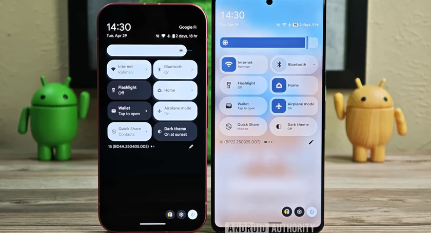 Google android 16 overhaul new ui android authority