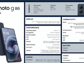 Motorola Moto G86 5g Specsheet Uncovered By Evleaks