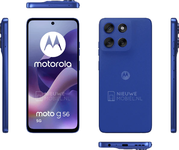Motorola Moto G56 5G images leaked by NieuweMobiel.NL