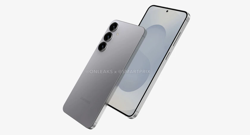 Samsung galaxy s25 slim silver render onleaks