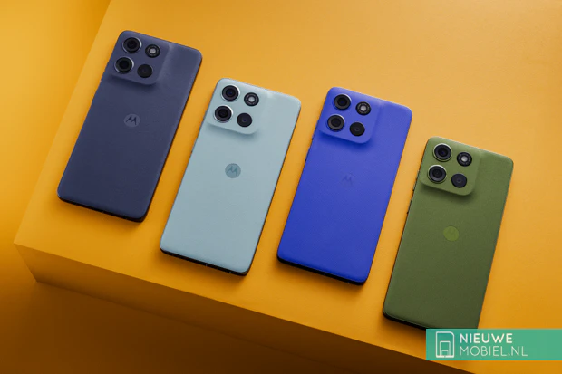 Motorola Moto G56 Colors Laying On Table Motorola Moto G56 Colors Laying On Table