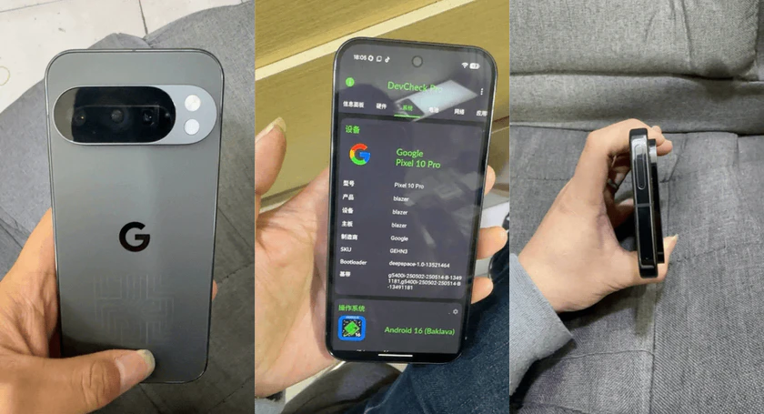 Pixel 10 pro prototype leaked
