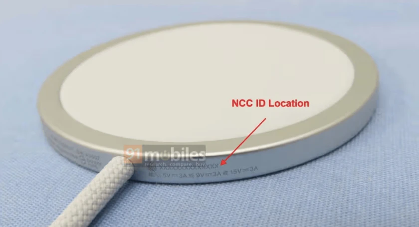 Apple new magsafe charger 45w spotted by 91mobiles
