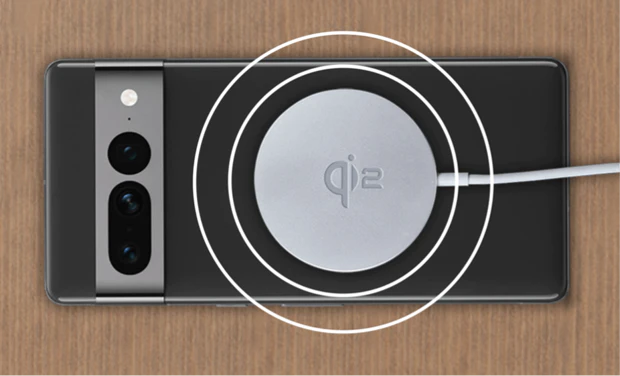 Qi2 with Google Pixel-phone