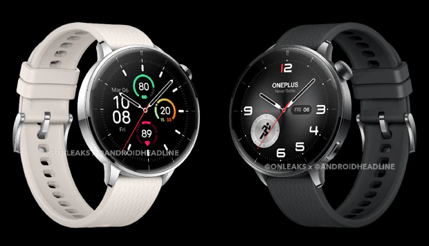OnePlus Watch 3 43mm CAD renders from @Onleaks via AndroidHeadlines