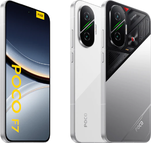 POCO F7 in White And Silver by Androidtreasure