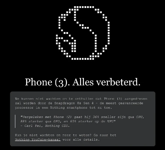 Nothing Phone 3 mail about the choice of the Snapdragon 8s Gen 4 by Carl Pei