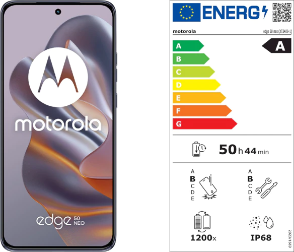 Motorola edge 50 neo energy label