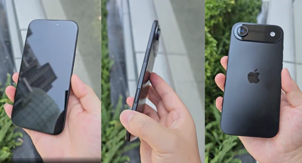 Apple iPhone 17 Air dummy spotted on video by @MajinBuOfficial