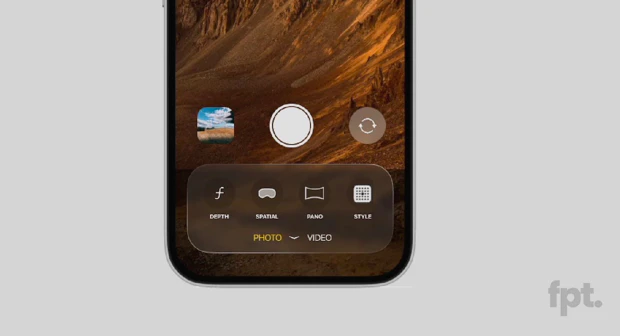 FPT shows Camera App Mockup of iOS 26