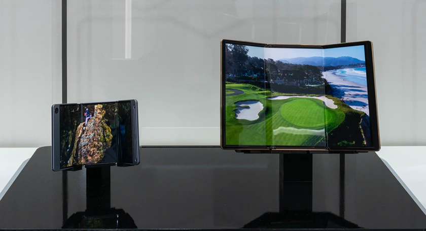 Samsung display showing flex g