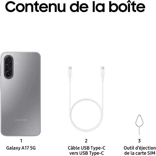 Samsung Galaxy A17 5G marketing sheets