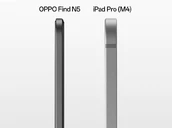 Thin Oppo Find N5 Compared To Apple Ipad Pro 2024