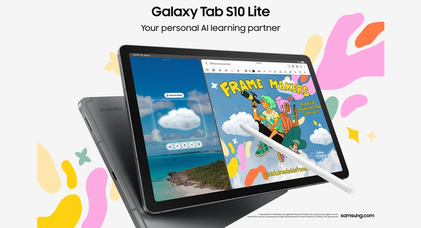 Samsung galaxy tab s10 lite announced with s pen