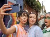 Samsung S25 Fe Taking Selfie