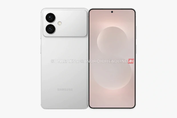 Samsung Galaxy S26 Edge CAD render from @onleaks and AndroidHeadlines