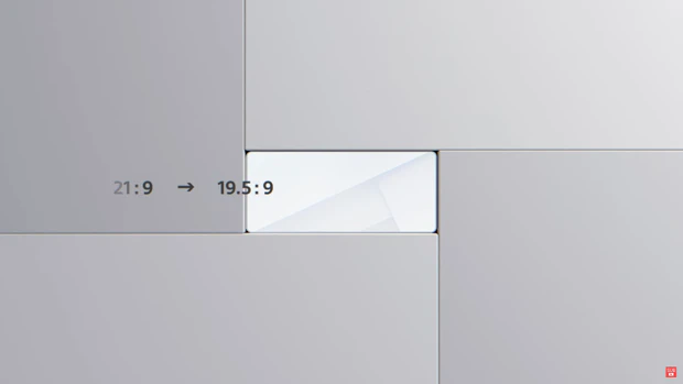 Sony Xperia 10 VII change of aspect ratio