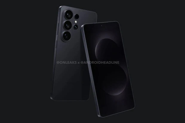 Samsung Galaxy S26 Ultra CAD render from @Onleaks by Androidheadlines