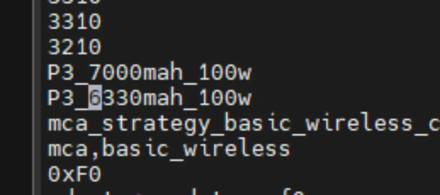 Xiaomi 17 P3 Spec Sheet