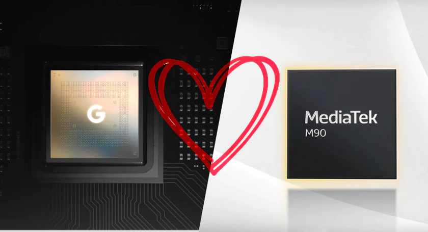 Google tensor with mediatek m90 modem rumor