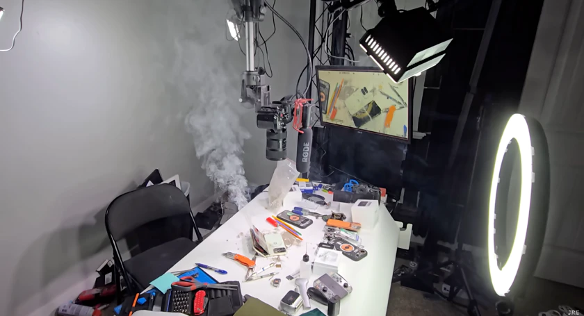 Google pixel 10 pro fold caught fire at jerryrigeverything