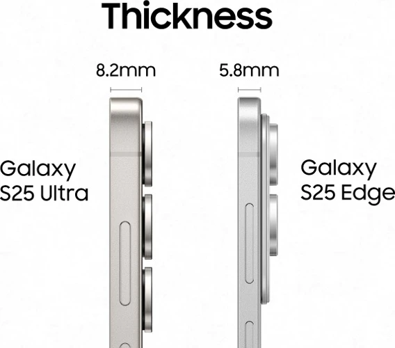 Samsung Galaxy S25 Edge thinness